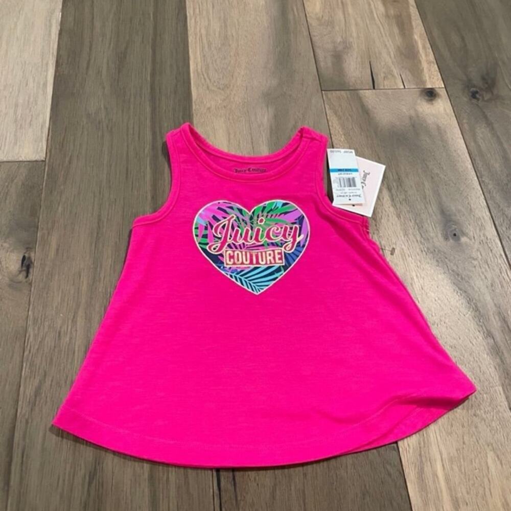 Juicy Couture Tank Top Pink Size 24M New With Tag